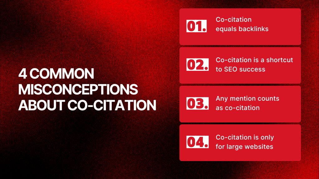 Common Misconceptions about Co-Citation