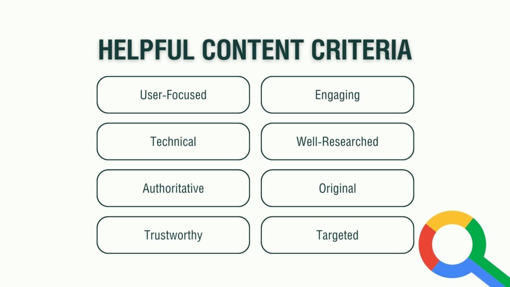 Google Helpful Content Criteria