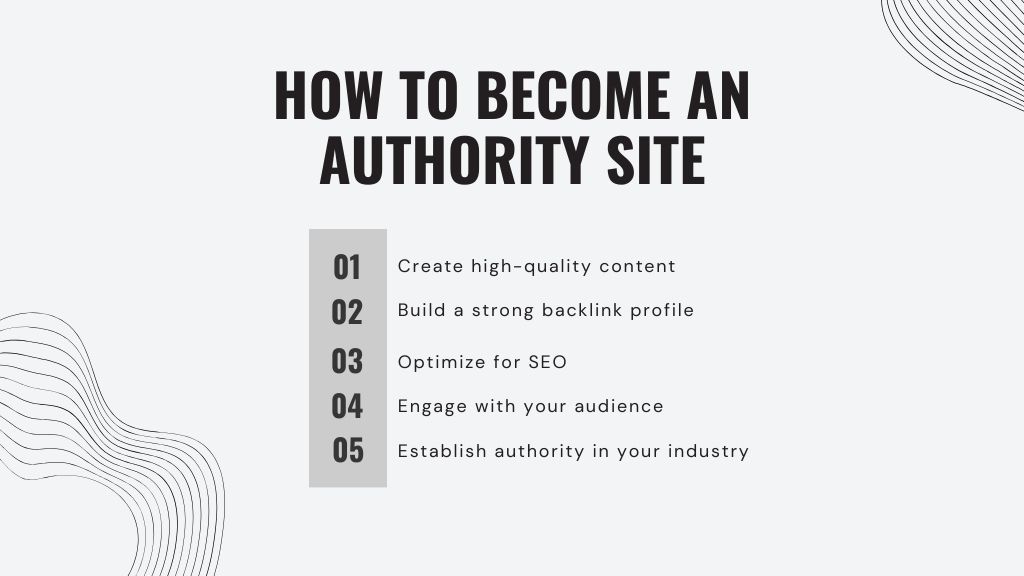 How to Become An Authority Site