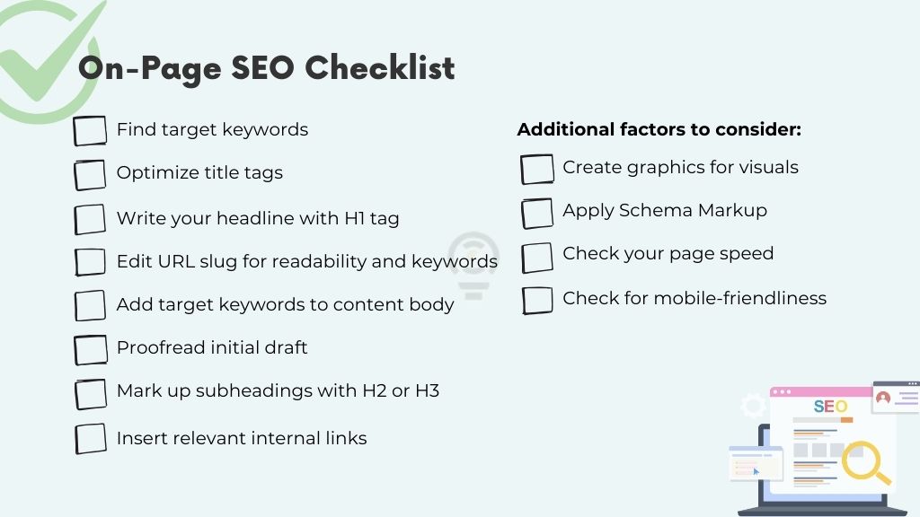 Link Genius On-Page SEO Checklist