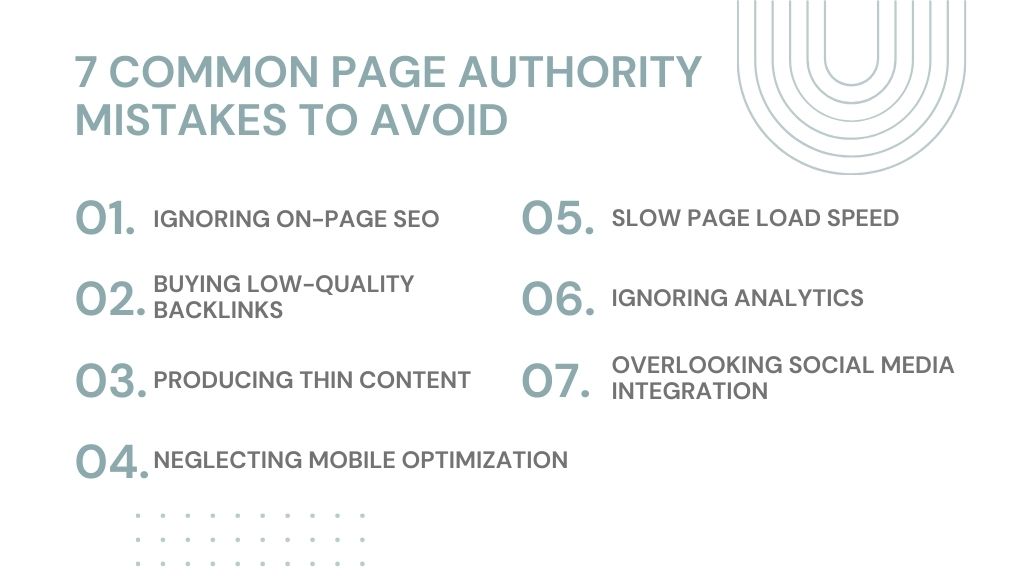 7 Common Page Authority Mistakes to Avoid - Link Genius