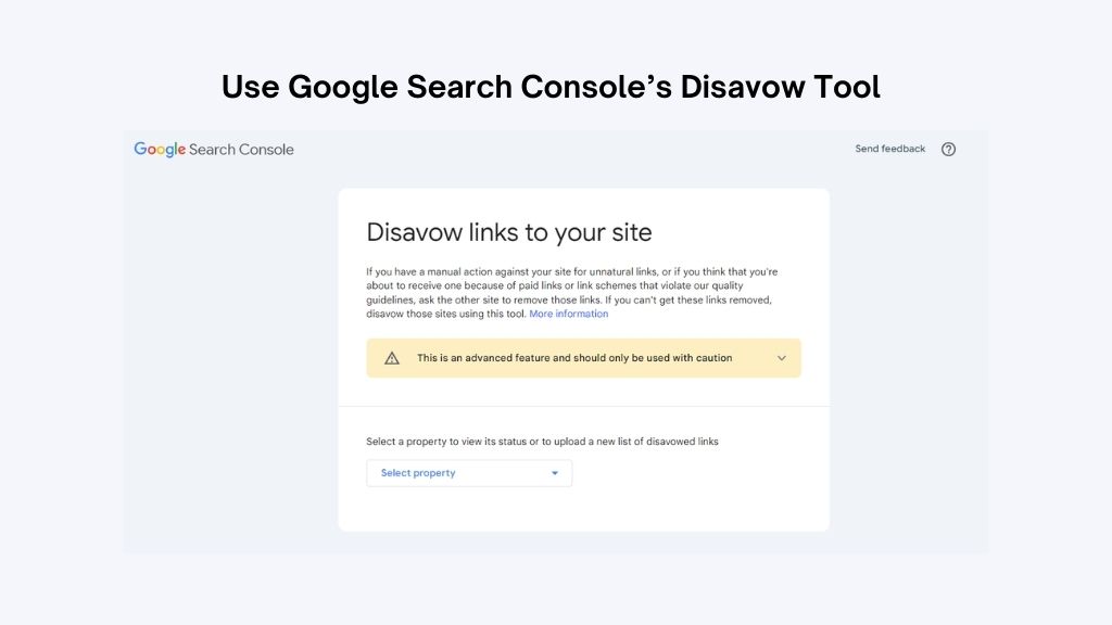 Google Search Console's Disavow Tool - Link Genius