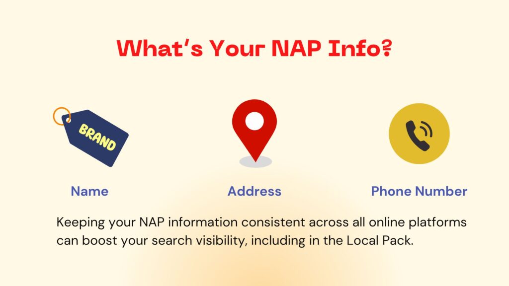 What's Your NAP Information - Link Genius