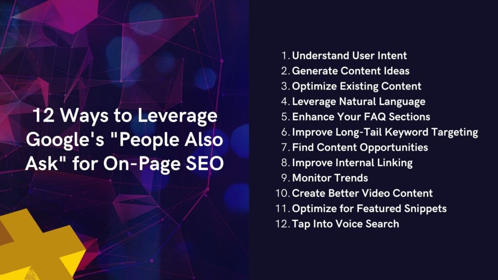 12 Ways to Leverage Google's People Also Ask for On-Page SEO - Link Genius