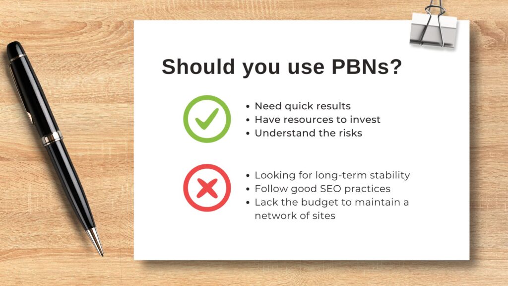 Should you use PBNs? - Link Genius