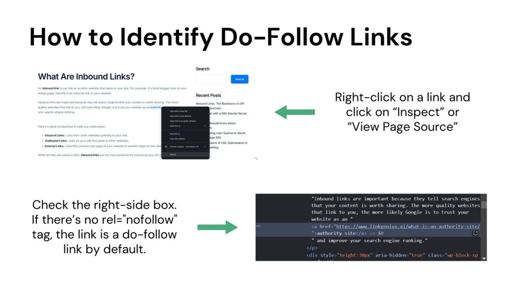 How to identify do-follow links - Link Genius