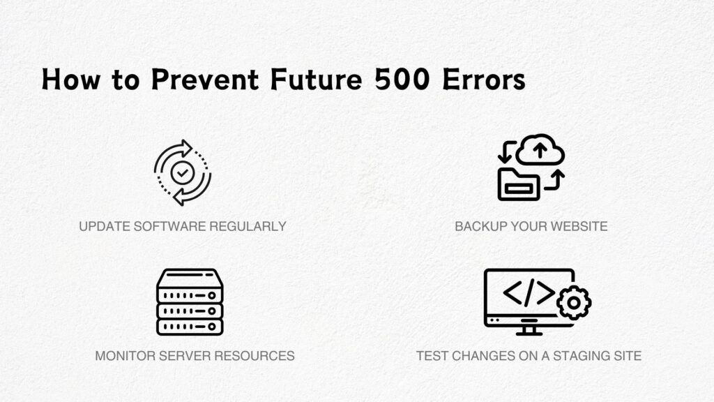 How to prevent future 500 errors - Link Genius