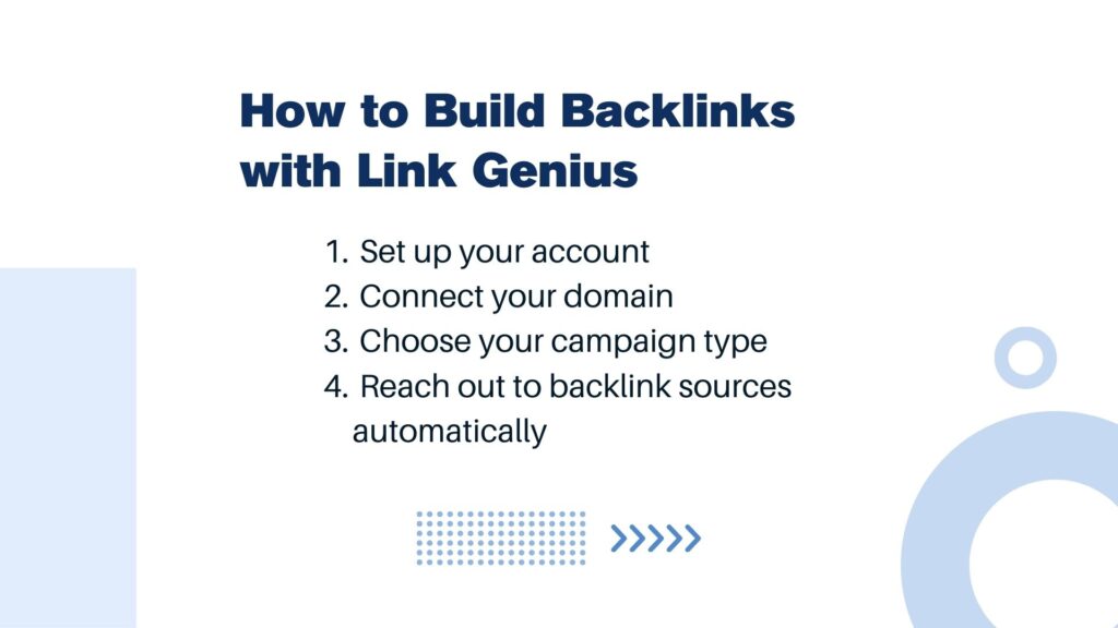 How to build backlinks with Link Genius - Link Genius