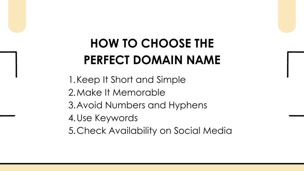 How to choose the perfect domain name - Link Genius