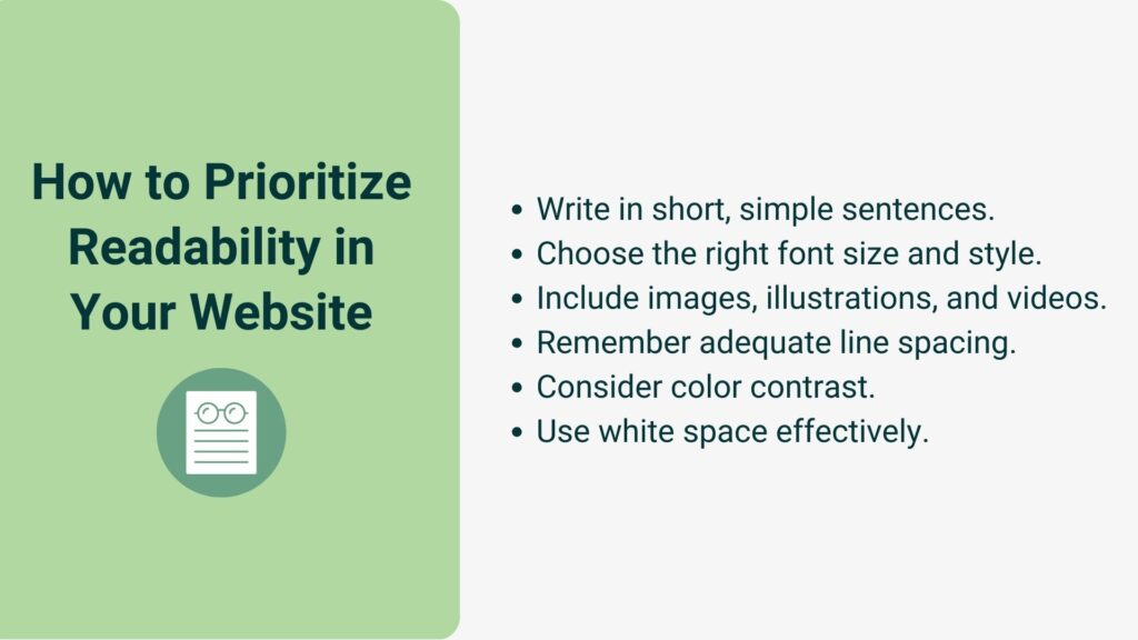 How to prioritize readability in your website - Link Genius