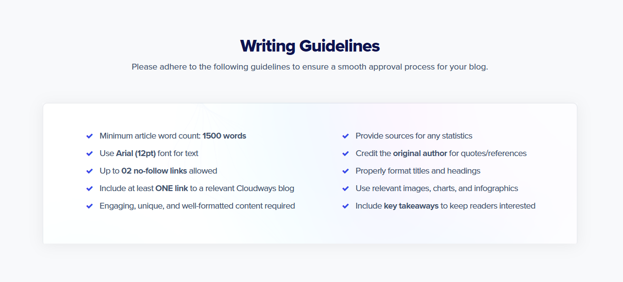 Cloudways “Write for Us” Page - Link Genius